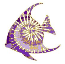 2025 Purple "Style" Angel Fish - Single